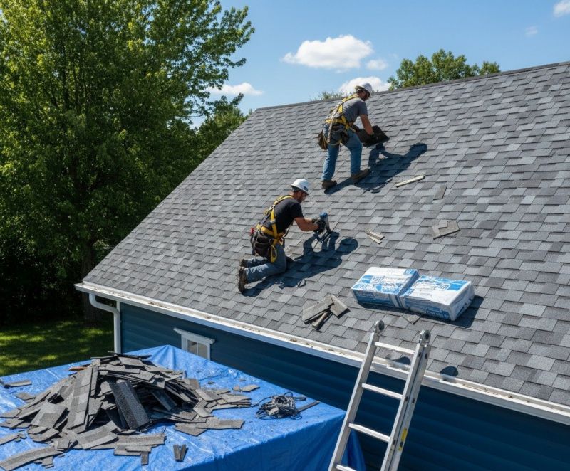 Shingle Roof Replacement in Framingham, MA