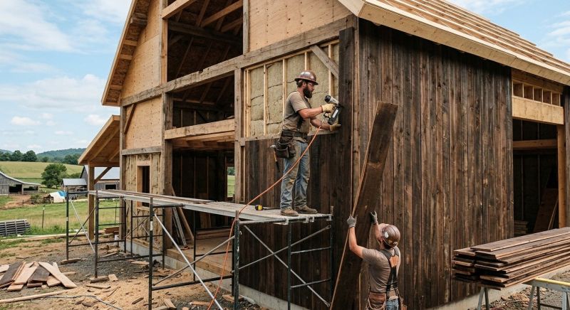 Barn Wood Siding Installation in Fairfield County, CT