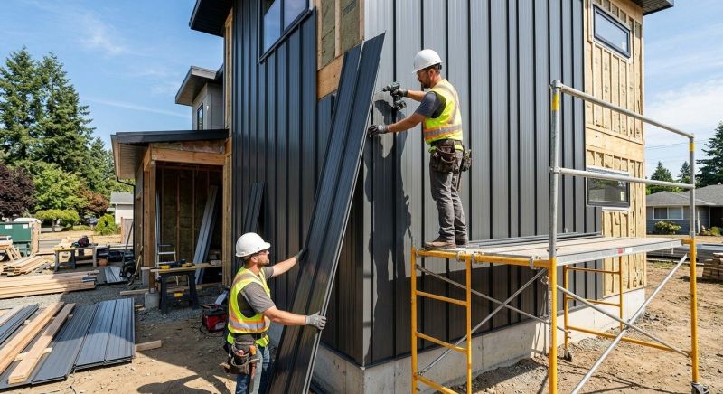 Sheet Metal Siding Replacement in Boston, MA